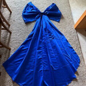 Satin Big Bow Cloak